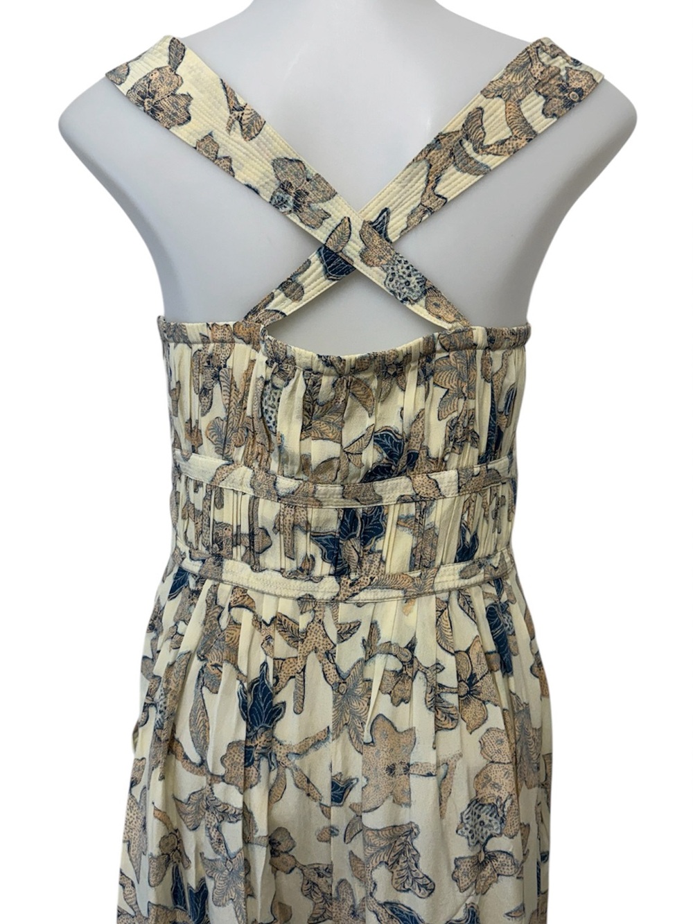 Ulla Johnson Floral Silk Wide-Leg Josephina Jumpsuit Size 2 - Picture 6 of 11